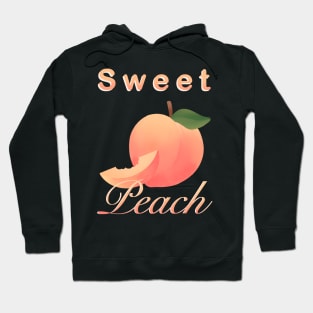 Sweet peach illustration Hoodie
